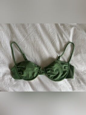 LA Hearts Swim Shimmer and Glitter Bikini Top